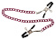 Зажимы на соски на цепочке CLAMPS CHAIN