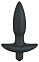 Анальная пробка Black Velvets Vibrating Plug Large, черная