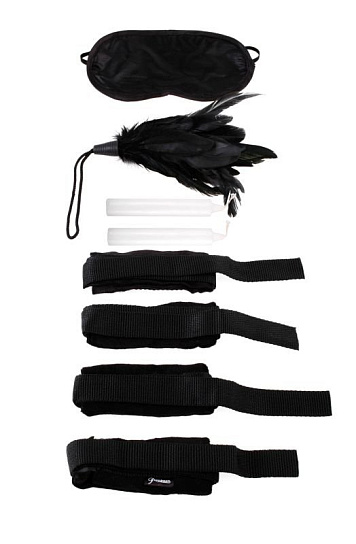 Комплект бондаж для новичков Beginner's Bondage Set, черный