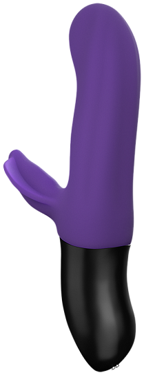 Вагинально-клиторальный пульсатор Bi Stronic Fusion, силикон, фиолетовый