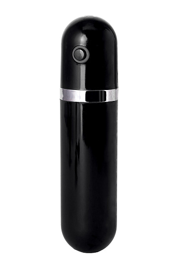 Силиконовая анальная втулка с пультом управления, черная