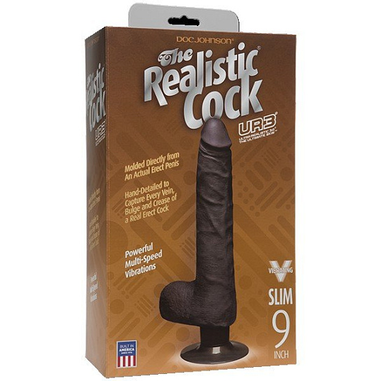 Вибромассажер-насадка с мощной присоской, 26 см