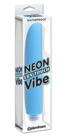 Вибромассажер неоново-голубой Neon Luv Touch Vibe