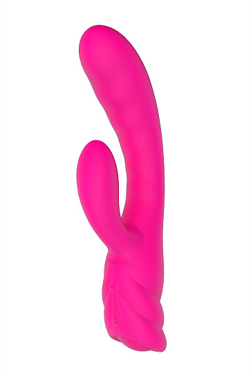 Вибратор с клиторальным стимулятором Nalone PureX2, розовый