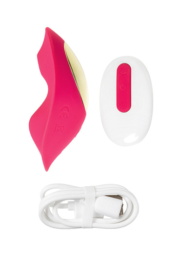 Вкладка в трусики с вакуумно-волновой стимуляцией и пультом ДУ Jos Pimpit