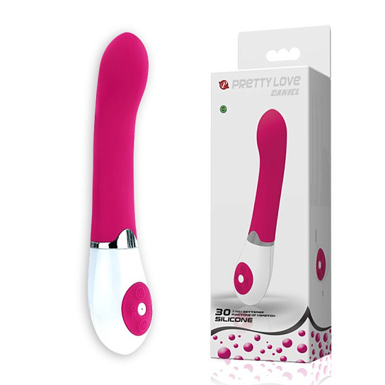 Вибратор Pretty Love Daniel, гладкий, увеличенный к головке