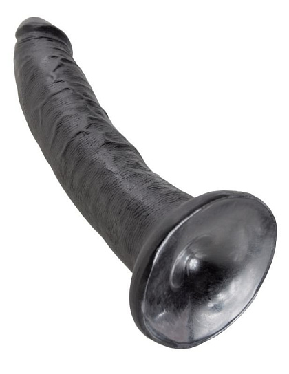 Реалистичный фаллоимитатор с присоской King Cock PipeDream 16.5 см, черный Реалистичный фаллоимитатор с присоской King Cock PipeDream 16.5 см, черный