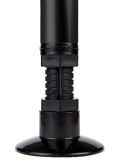 Шест для танцев Silver Dance Pole Shots Toys, черный