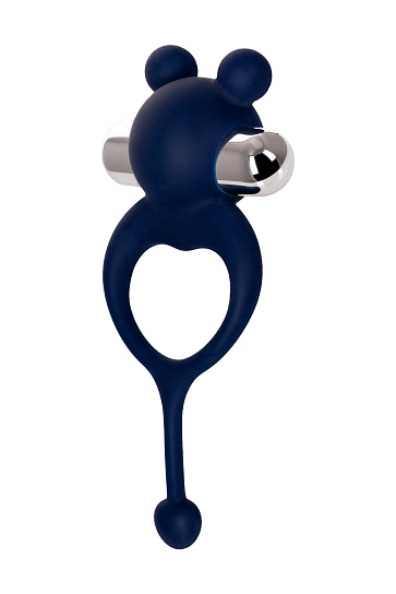 Виброкольцо с хвостиком из силикона JOS MICKEY, 3,6 см
