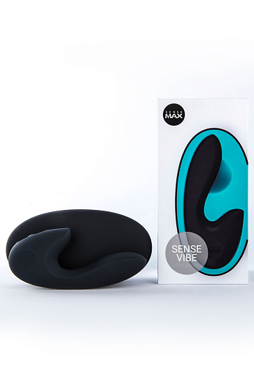 Вибратор SenseVibe Warm с функцией обогрева, черный