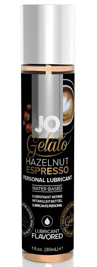 Съедобный гелевый лубрикант JO Gelato Hazelnut Espresso Flavored, 30 мл