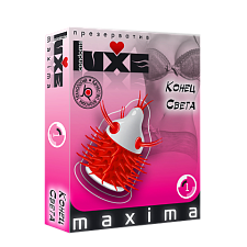 Уникальные стимулирующие презервативы Luxe Maxima - Apokalipsis