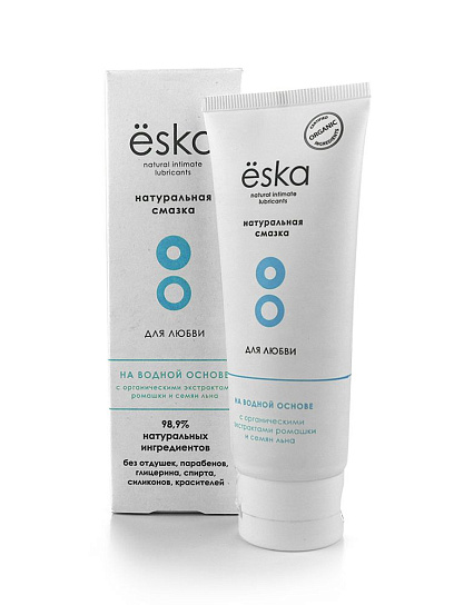 Натуральный лубрикант Еska на водной основе, 75 мл