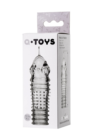 Эластичная насадка A-Toys для пениса