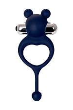 Виброкольцо с хвостиком из силикона JOS MICKEY, 3,6 см