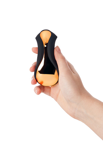 Вибромассажер Waname Surf, черно-золотистый, 11 см