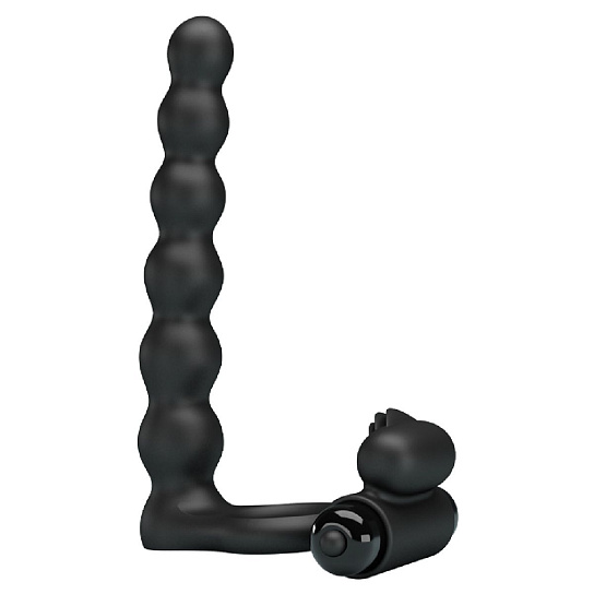 Эрекционное кольцо Hercules Penis Sheath III с анальной стимуляцией