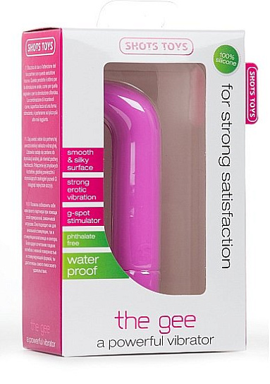 Женский вибратор для стимуляции точки G Gee Pink розовый