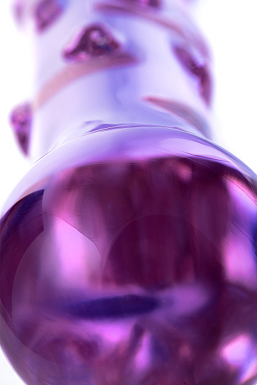 Фаллоимитатор Glas с ребристой головкой, 19 см