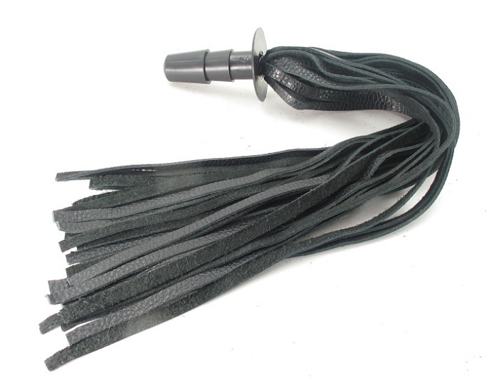 Черная плеть со штырьком для насадок