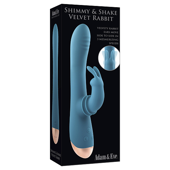 Вибратор-кролик с пульсирующим отростком Evolved Shimmy and Shake