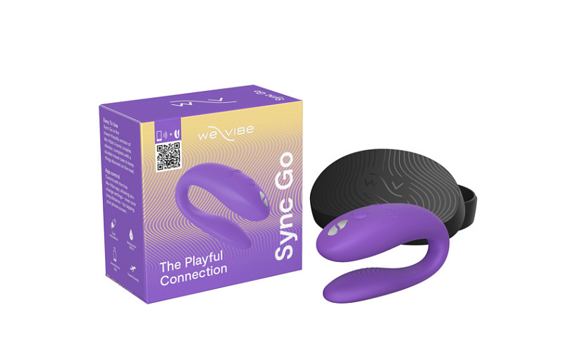 Вибромассажер для пар We-Vibe Sync Go, фиолетовый