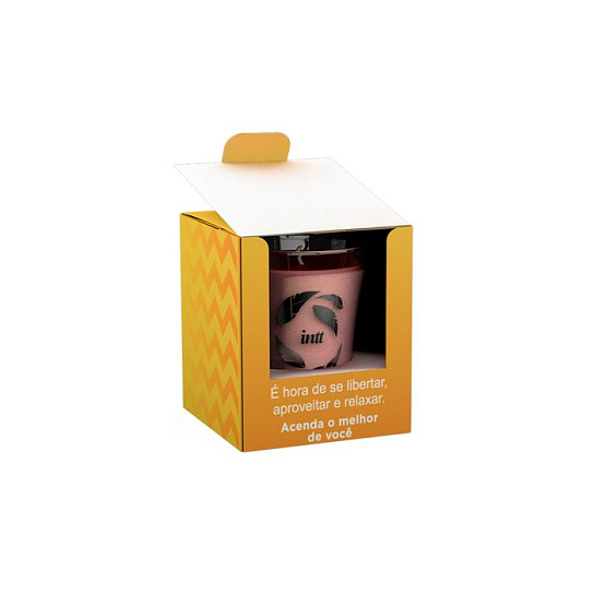 Массажная аромасвеча Intt Kissable Candle, персик, 40 г