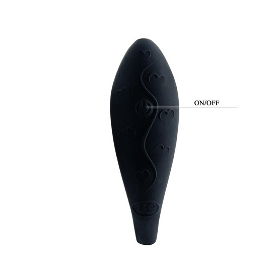 Черный вибратор Indulgence Plus, 30 виброрежимов