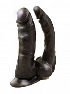 Дилдо анально-вагинальный двойной на присоске Love Toy, 15 см