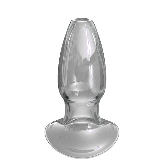 Стеклянный плаг с туннелем Anal Gaper, большой