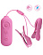 Виброзажимы для сосков с электростимуляцией Baile Pretty Love, розовые