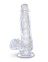Прозрачный фаллоимитатор с мошонкой King Cock Clear 6 Cock 12,7 см Прозрачный фаллоимитатор с мошонкой King Cock Clear 6 Cock 12,7 см