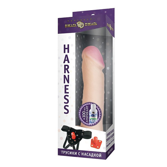 Комплект HARNESS трусики с насадкой №01, 16 см