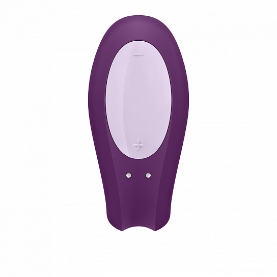 Вибромассажер для пар Satisfyer Double Joy с 2-я моторами, фиолетовый