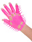 Перчатка для чувственной стимуляции эрогенных зон Neon Luv Glove, розовая