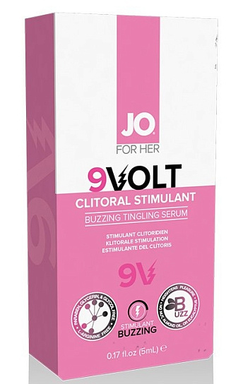 Возбуждающая сыворотка сильного действия JO 9 Volt, 5 мл