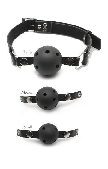 Комплект кляпов разного размера Ball Gag Training System