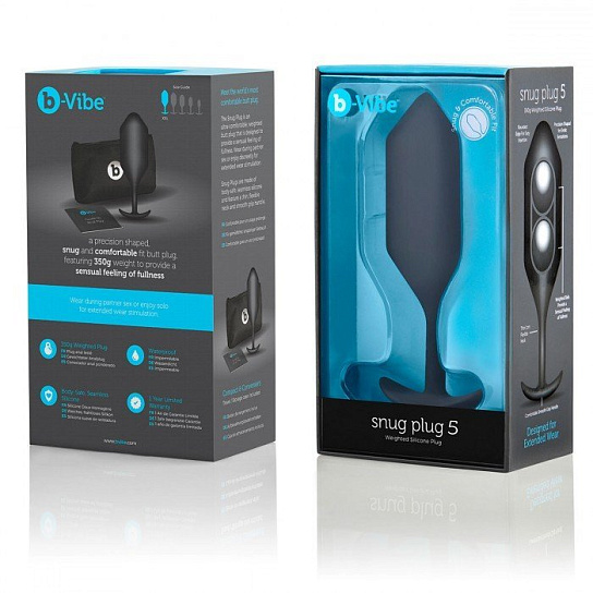 Профессиональная пробка для ношения B-VIBE SNUG PLUG 5