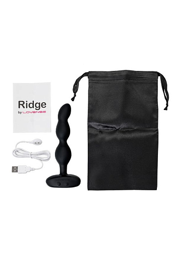 Анальный вибратор с приложением Lovense Ridge, черный