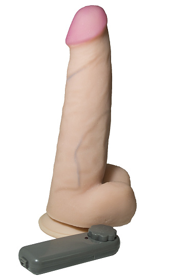 Фаллоимитатор на присоске, 20 см