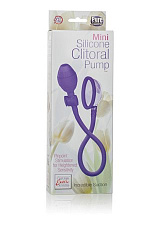Помпа-мини Mini Silicone Clitoral Pump для клитора, фиолетовая