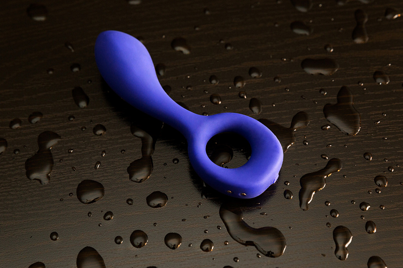 Вибратор двойной Fun Toys анатомический для пары Gpop, фиолетовый