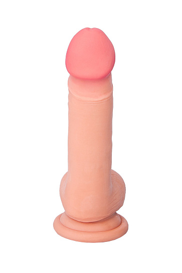 Фаллоимитатор на присоске Toyfa RealStick Elite, гнущийся, 18,5 см