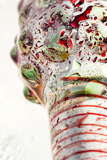 Стеклянный фаллос для вагинальной и анальной стимуляции, 17 см