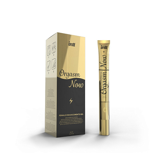 Возбуждающий крем-гель для клитора с вибратором Intt Cosmetics Orgasm Now, 15 мл