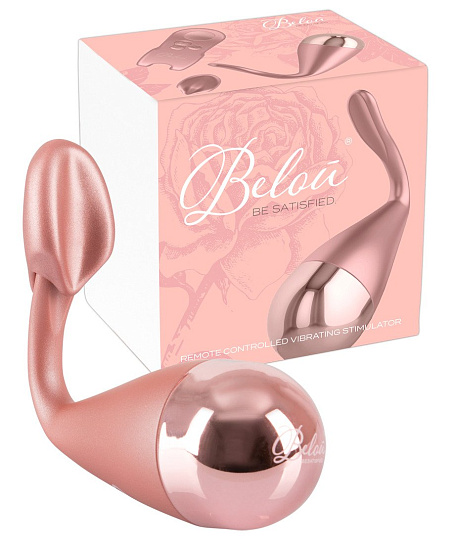 Вибропуля со стимулятором клитора Belou