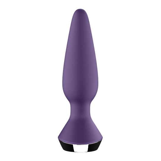 Анальный плаг с вибрацией Satisfyer Plug-ilicious 1, фиолетовый