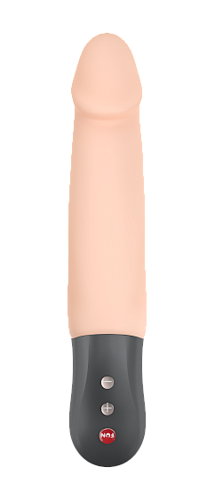 Фаллоимитатор-пульсатор с фрикциями Fun Factory Stronic Real, телесный