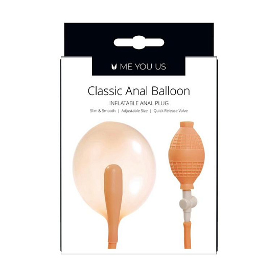 Анальная пробка с грушей Classic Anal Balloon
