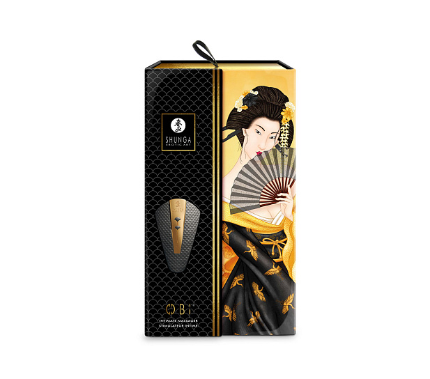 Вибратор-массажер Shunga Obi, черный